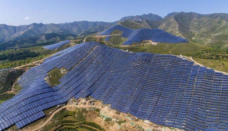 Solar Park In Greece