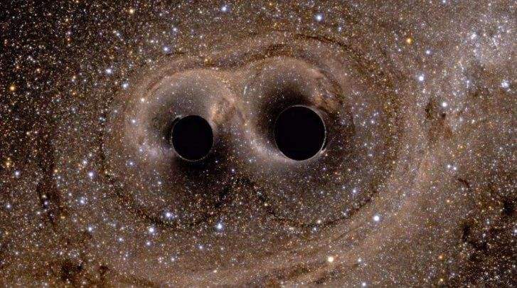black holes collide